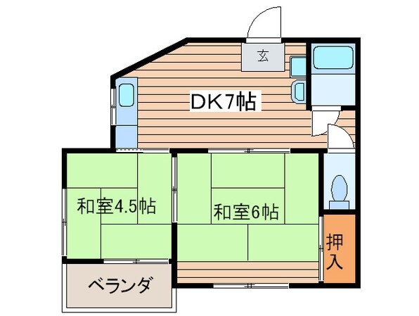 清原マンションの物件間取画像